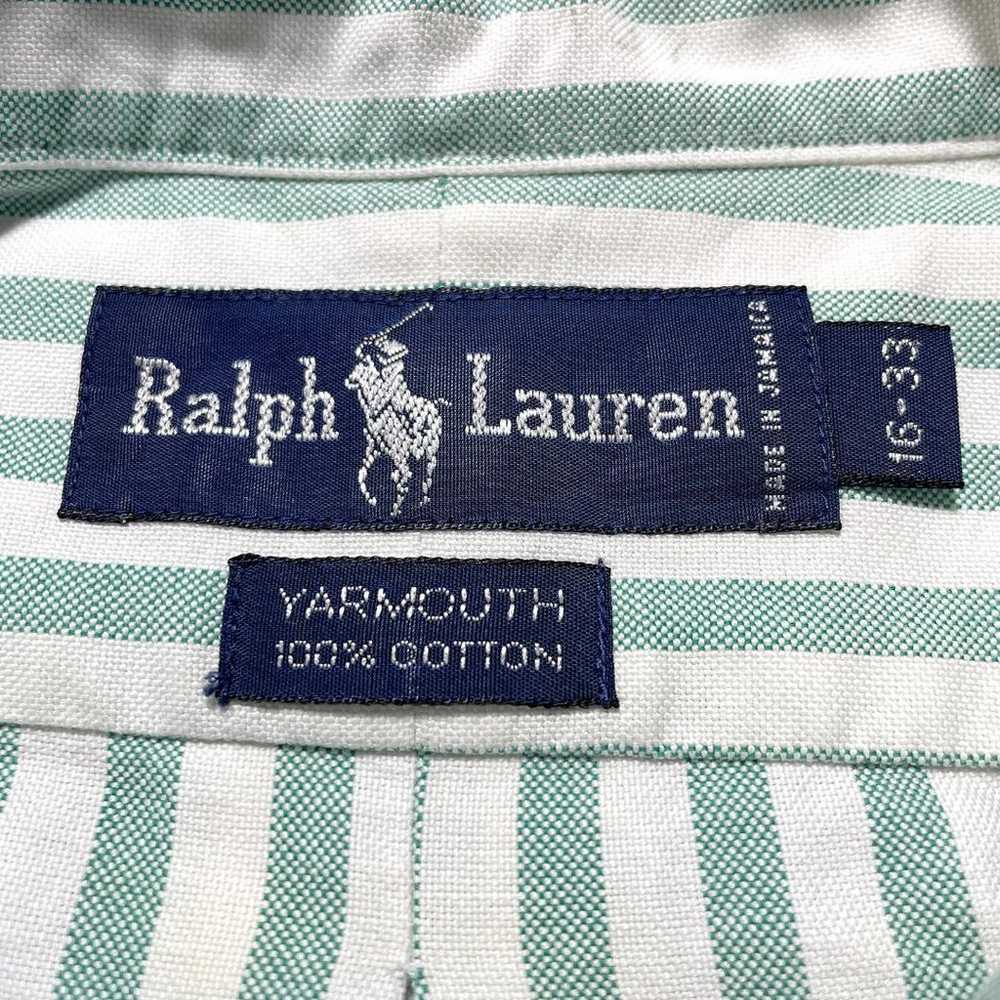 Vintage Ralph Lauren Oxford Cotton Wide Stripe Pa… - image 7