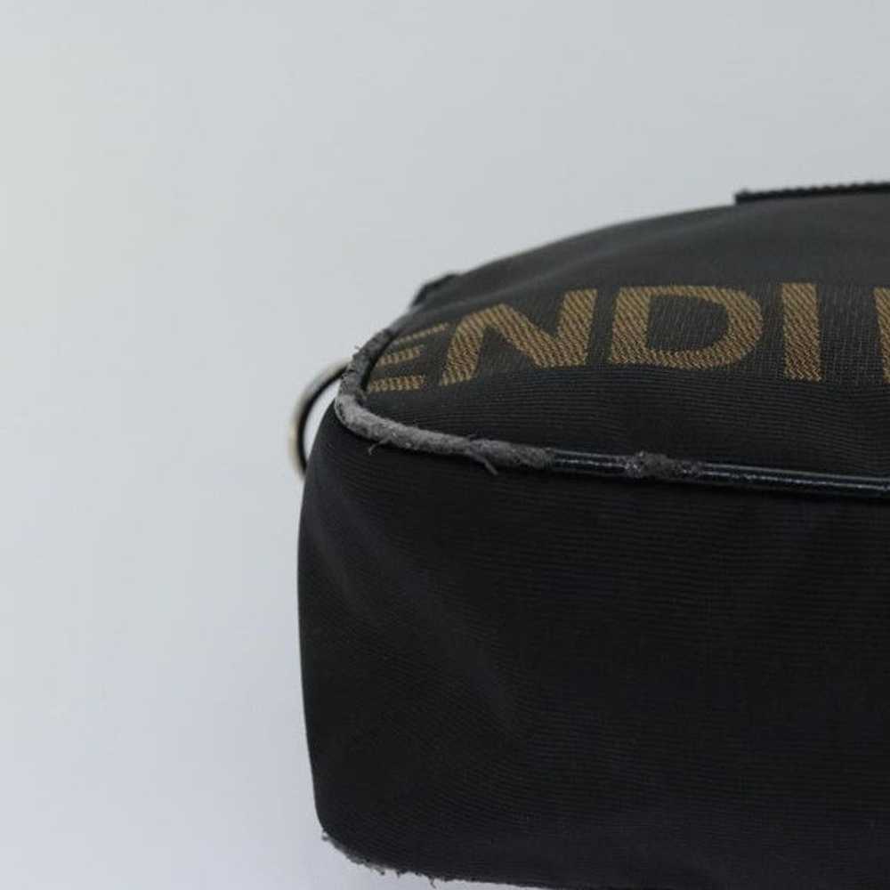 Fendi FENDI Hand Bag Canvas Black Brown - image 9