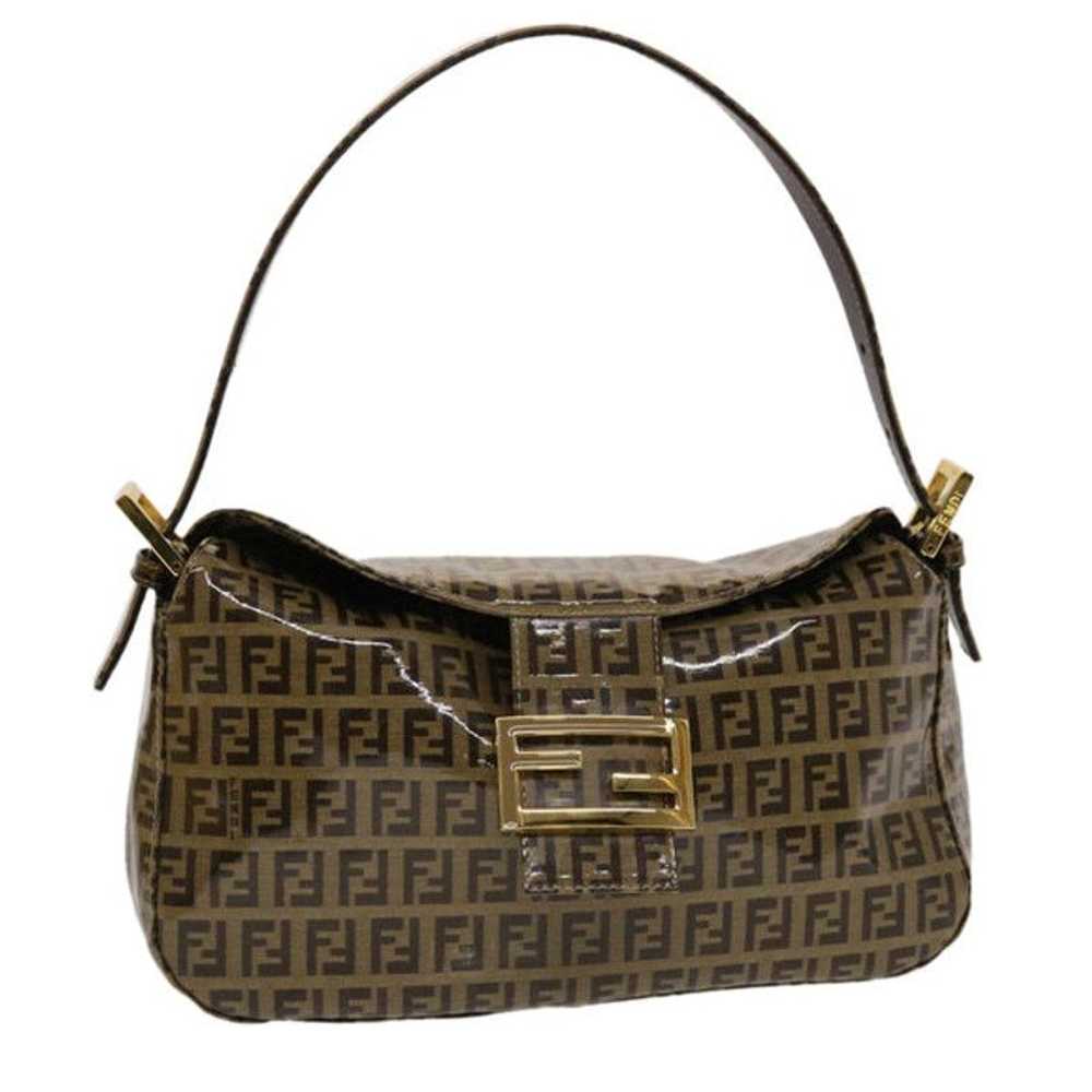 Fendi FENDI Zucchino Canvas Mamma Baguette Should… - image 1