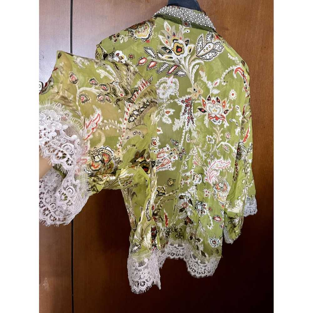 Non Signé / Unsigned Kimono silk jacket - image 7