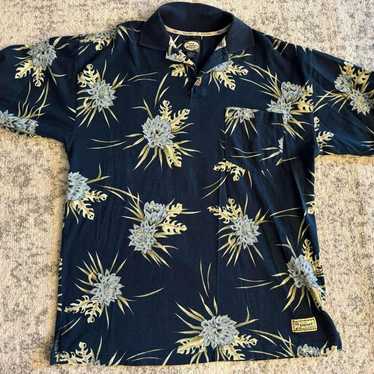 Tommy Bahama Floral Pattern Polo Shirt Size Mediu… - image 1