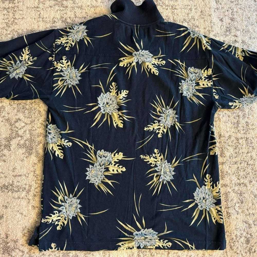 Tommy Bahama Floral Pattern Polo Shirt Size Mediu… - image 2