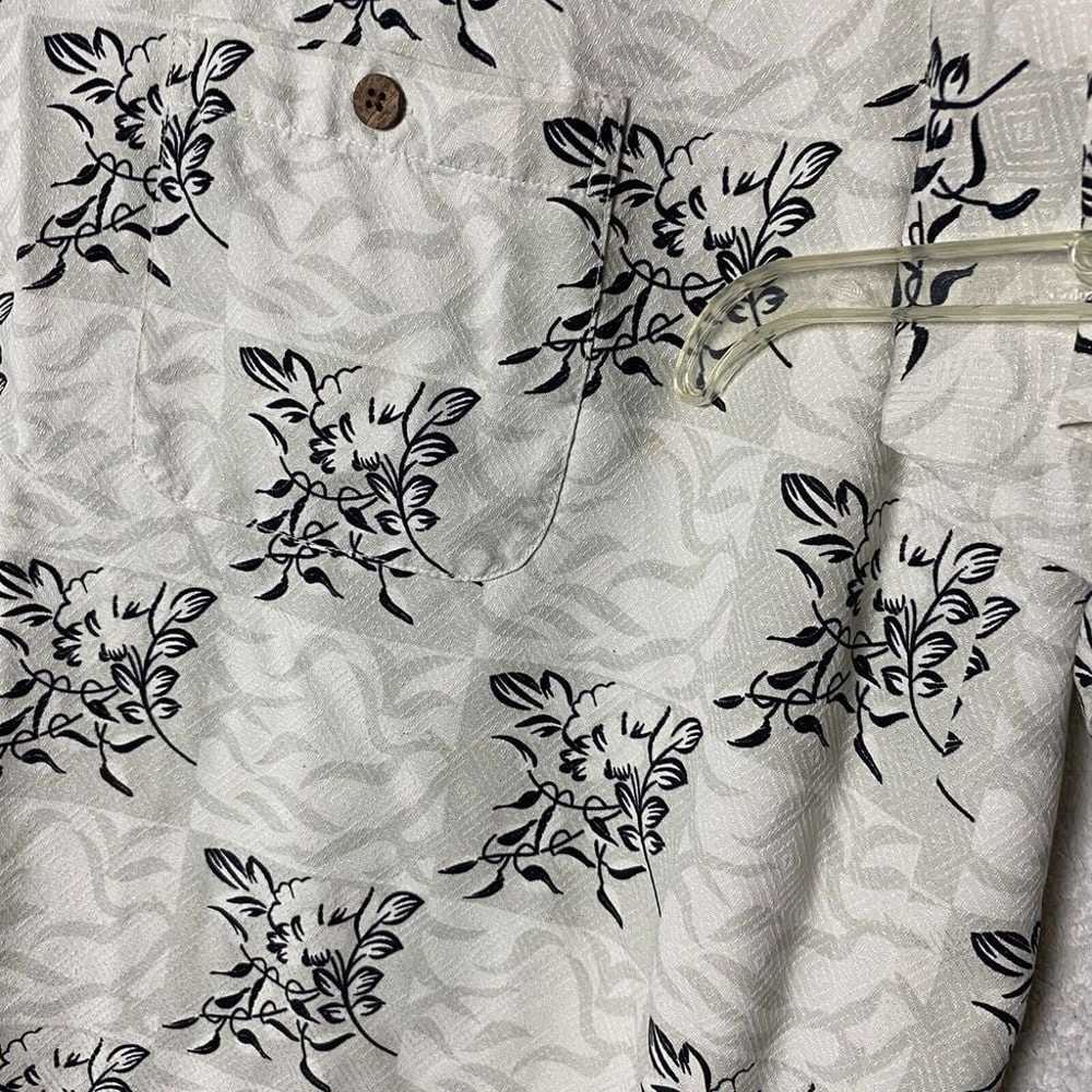 VINTAGE Bobby Chan Silk Hawaiian Shirt Size XXL W… - image 10