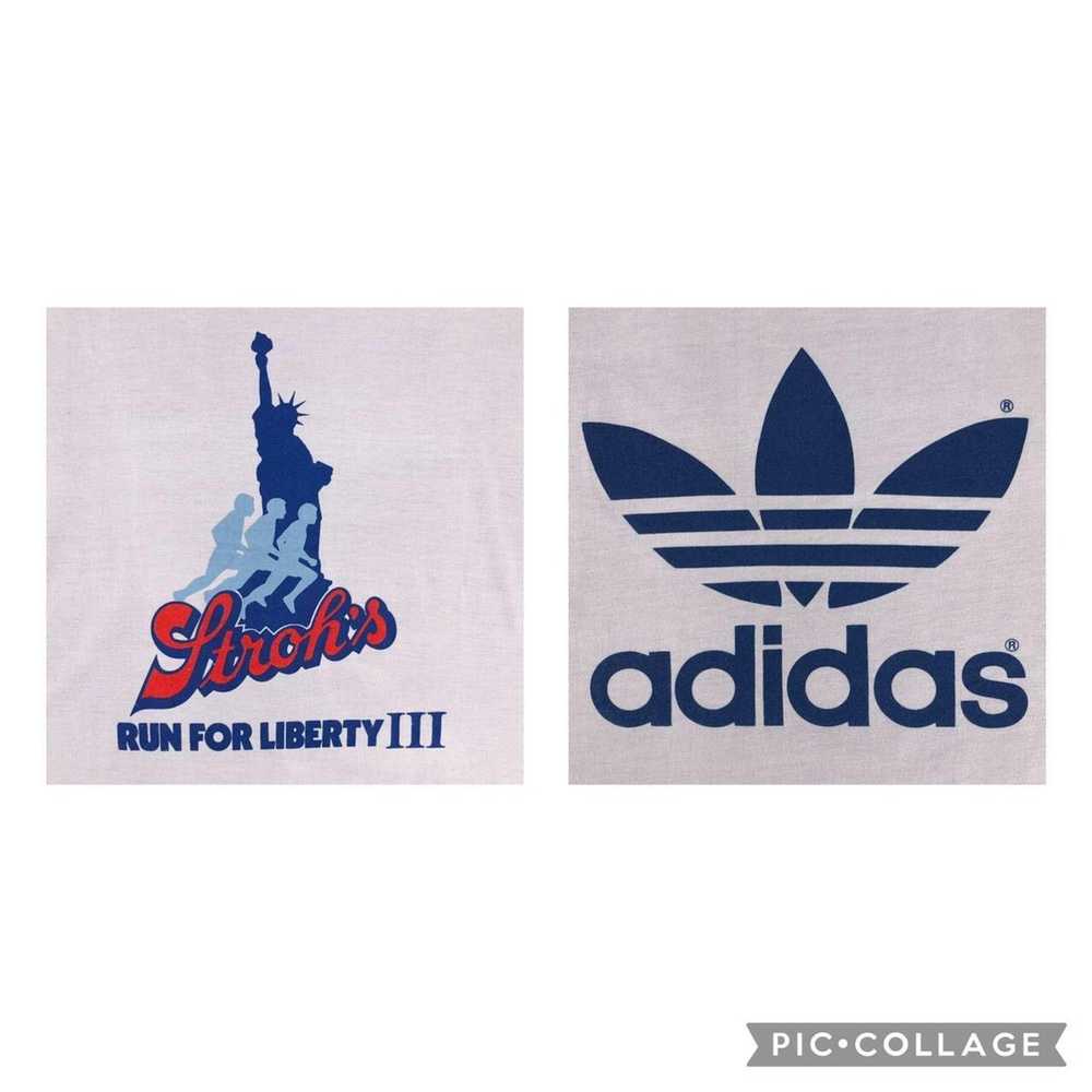 Vintage Strohs Run for Liberty Adidas graphic tsh… - image 4