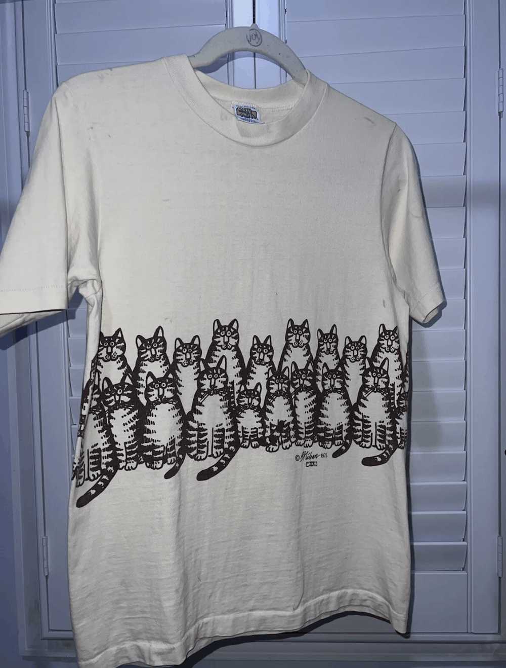 Vintage Vintage Crazy Shirt 1975 Kilban Cat Wrap … - image 1