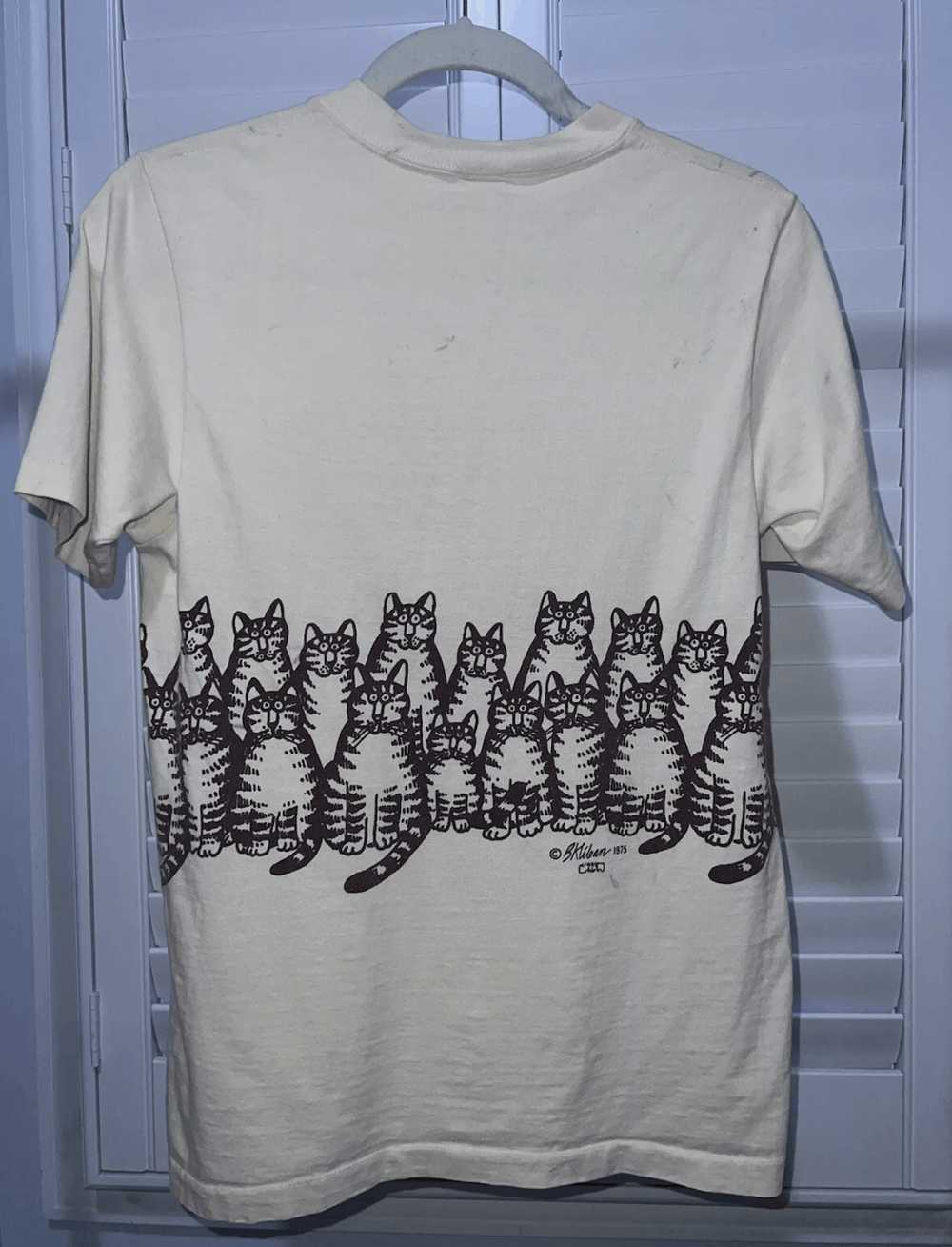 Vintage Vintage Crazy Shirt 1975 Kilban Cat Wrap … - image 5