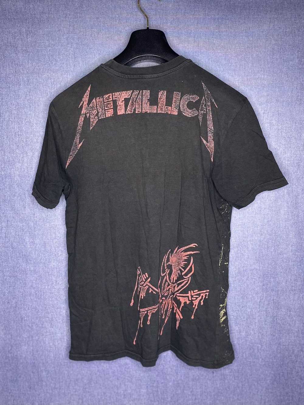 Band Tees × Metallica × Vintage Metallica distres… - image 2