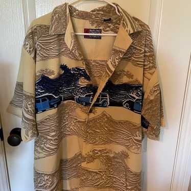 Vintage mens hawaiian shirt