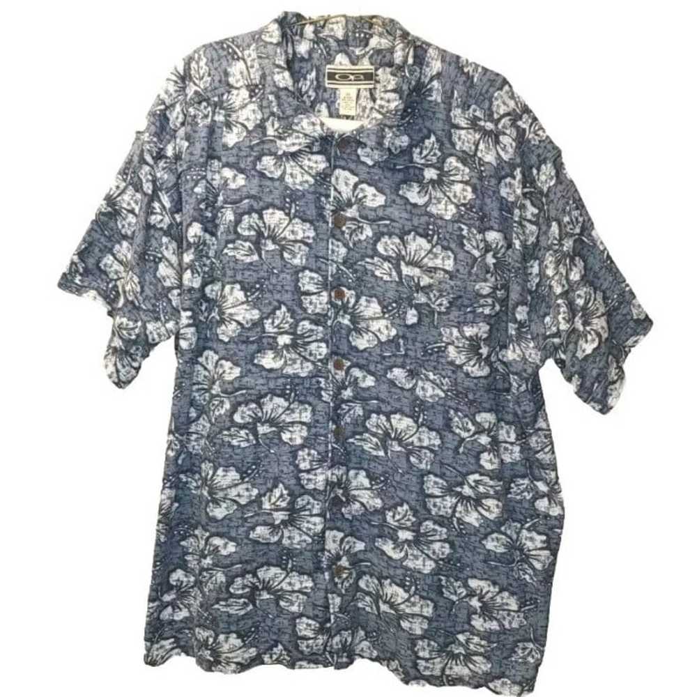 Y2k Vtg Ocean Pacific Hawaiian Shirt Men 3x Magnu… - image 2