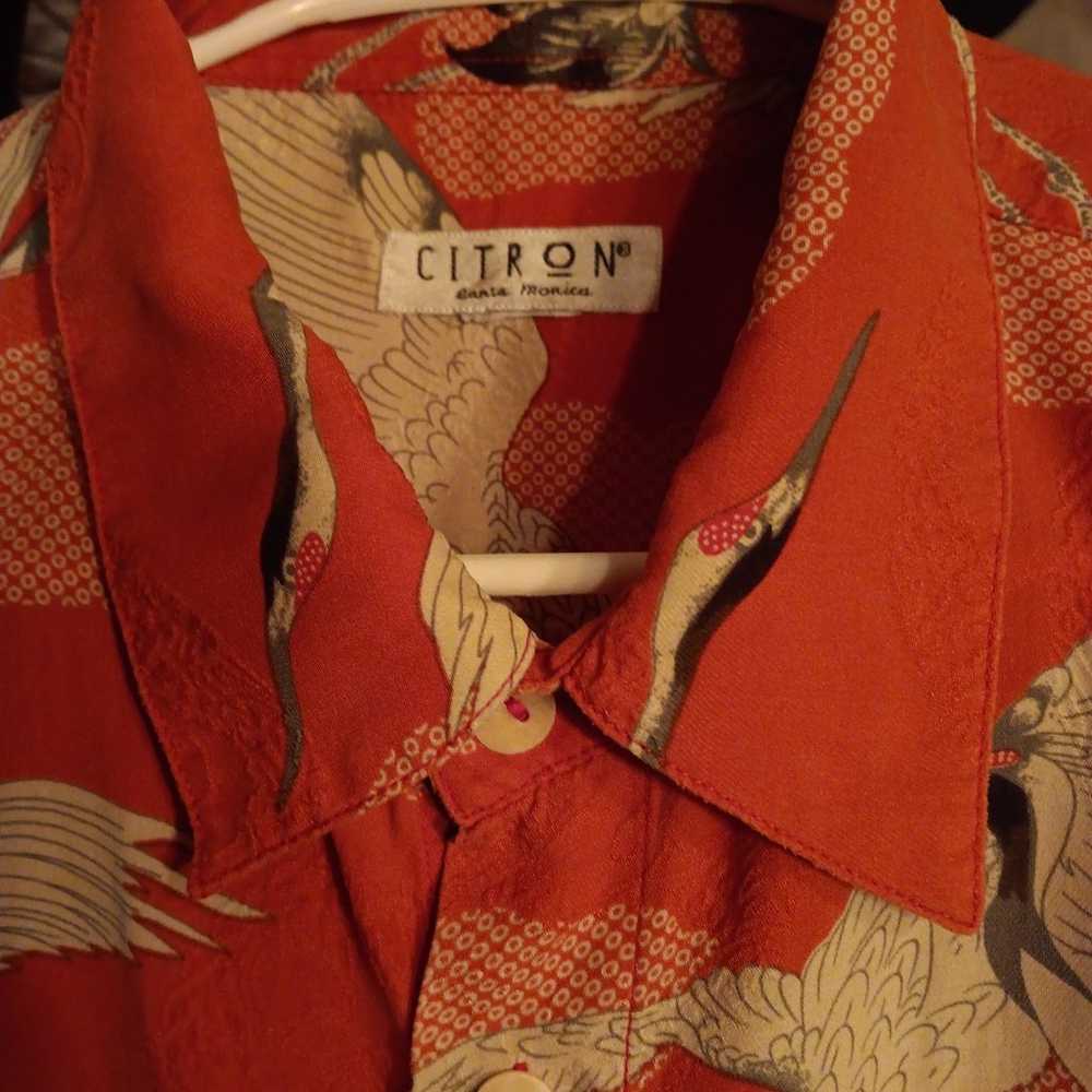 Vintage 1990's Citron HAWAIIAN SHIRT - image 3