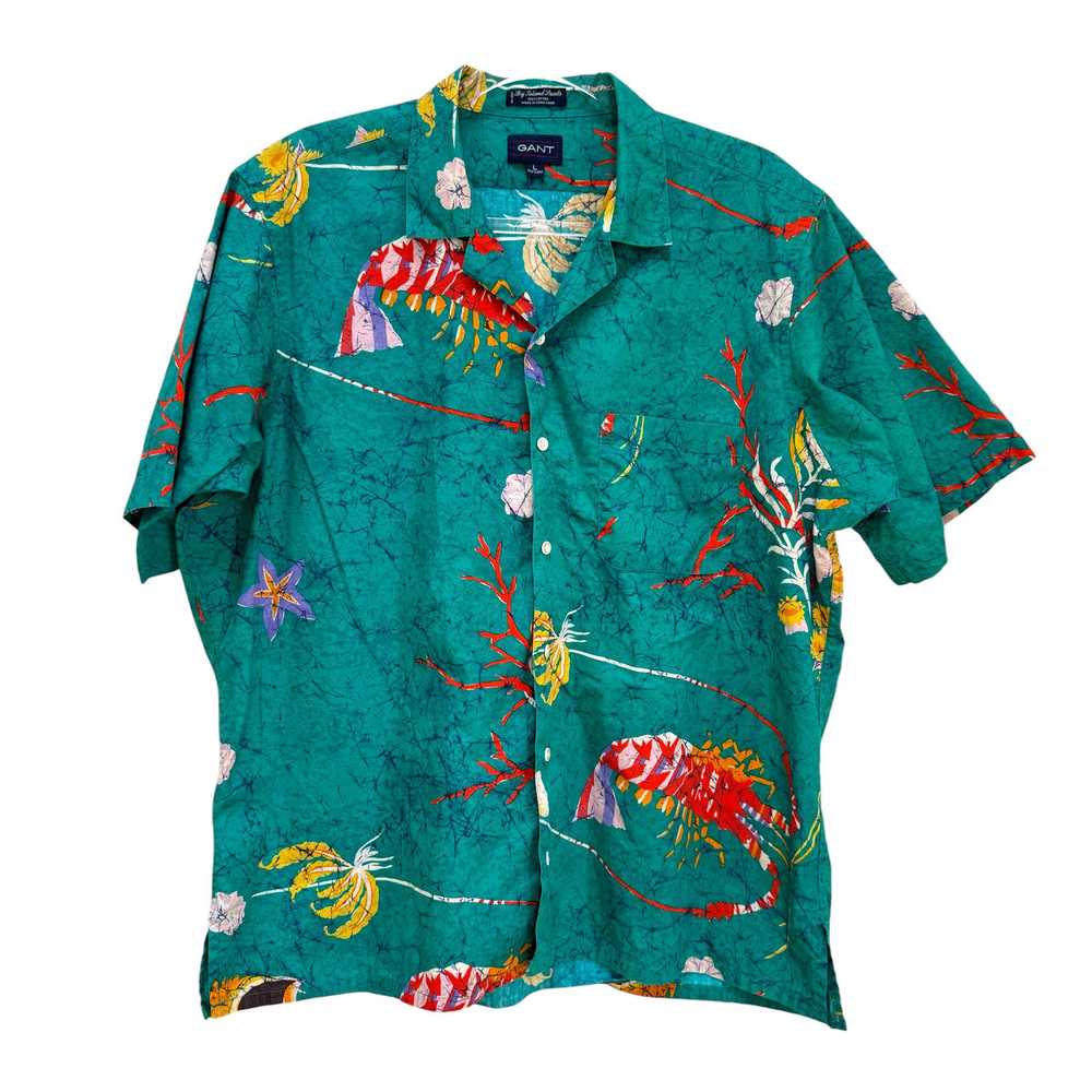 Gant × Hawaiian Shirt × Vintage Vintage Men’s Gan… - image 1