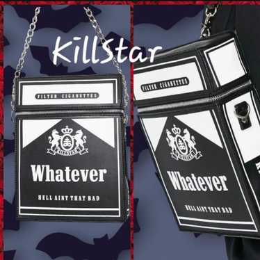 Killstar Purse Ciggerette backpack Crossbody Black