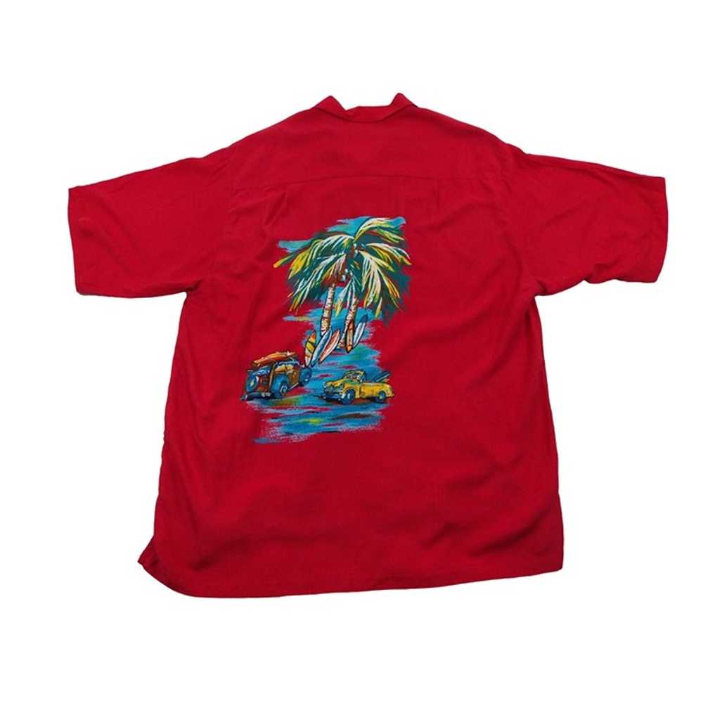 Vintage Hawaiian Style Reservoir Short Sleeve Pal… - image 2