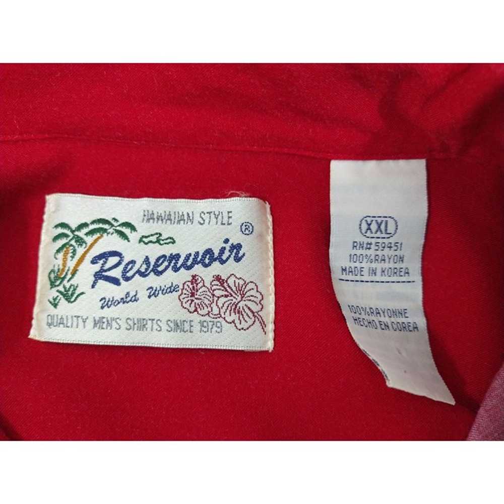 Vintage Hawaiian Style Reservoir Short Sleeve Pal… - image 5