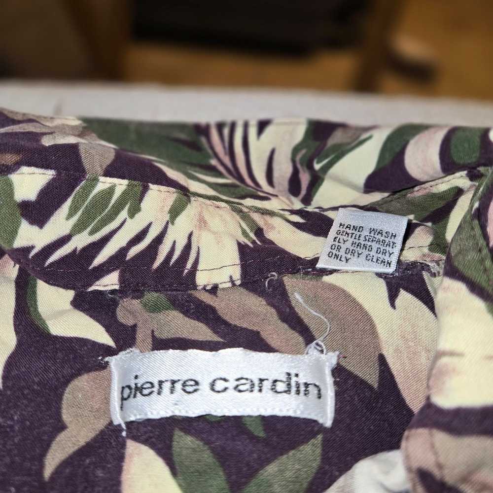 VINTAGE Pierre Cardin Hawaiian Shirt Adult Medium… - image 5