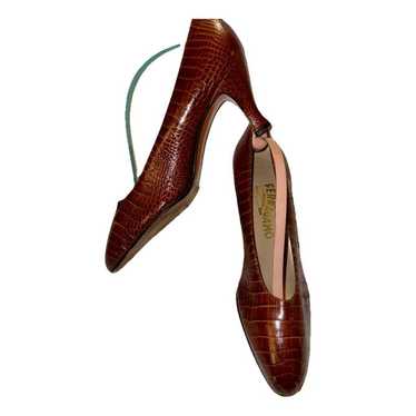 Salvatore Ferragamo Exotic leathers heels