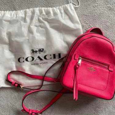 Coach Backpack in Pink - image 1