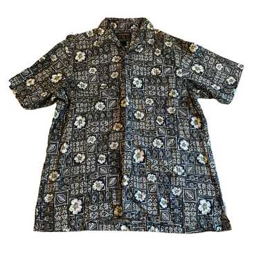 Vintage Woolrich Men’s Tribal Hawaiian Print Shor… - image 1