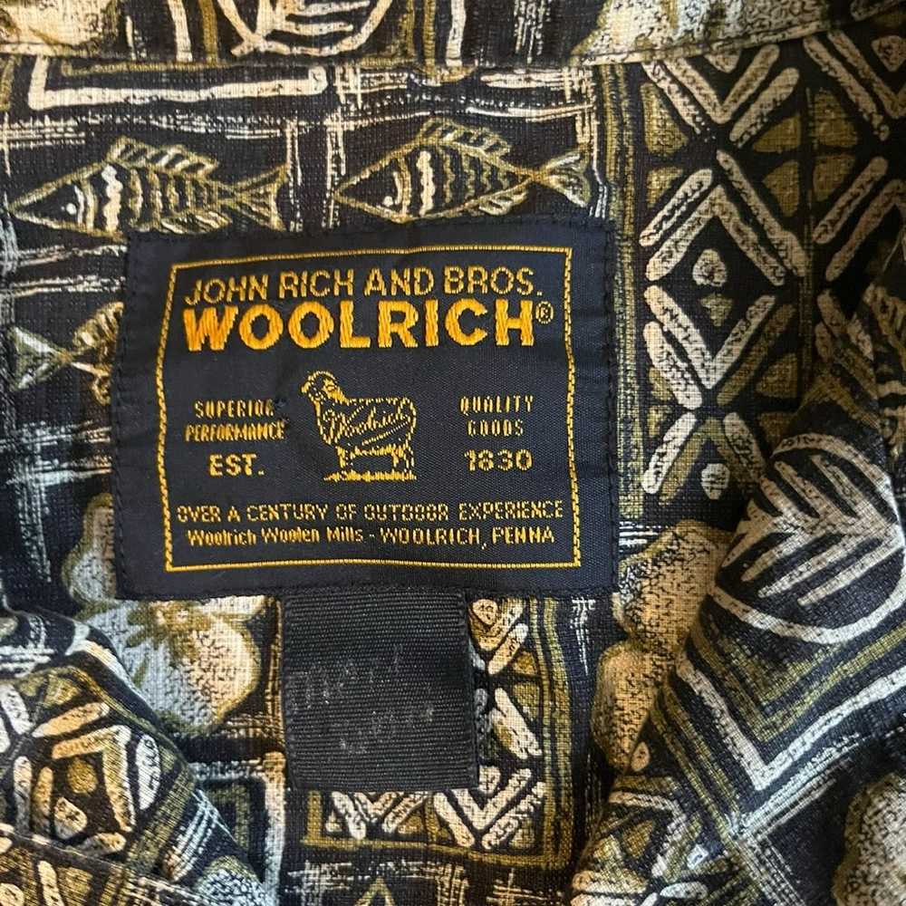 Vintage Woolrich Men’s Tribal Hawaiian Print Shor… - image 3