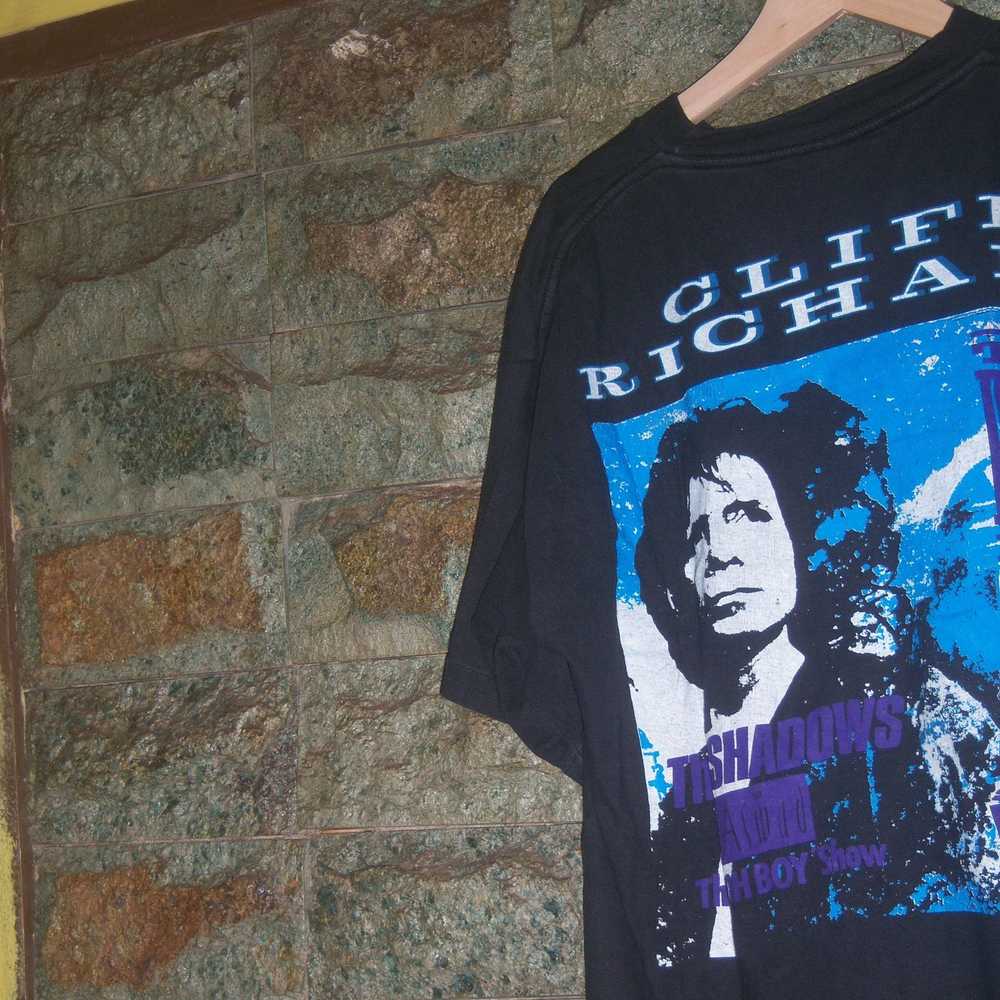 Band Tees × Cotton × Vintage 1989 Cliff Richard T… - image 10