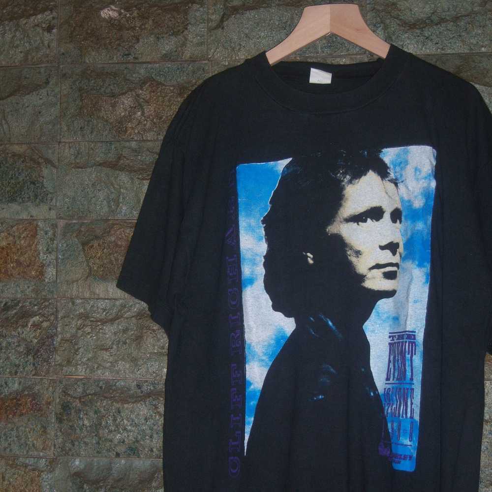 Band Tees × Cotton × Vintage 1989 Cliff Richard T… - image 4