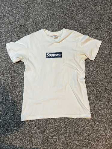 Supreme × Yankees Supreme yankees box logo tee