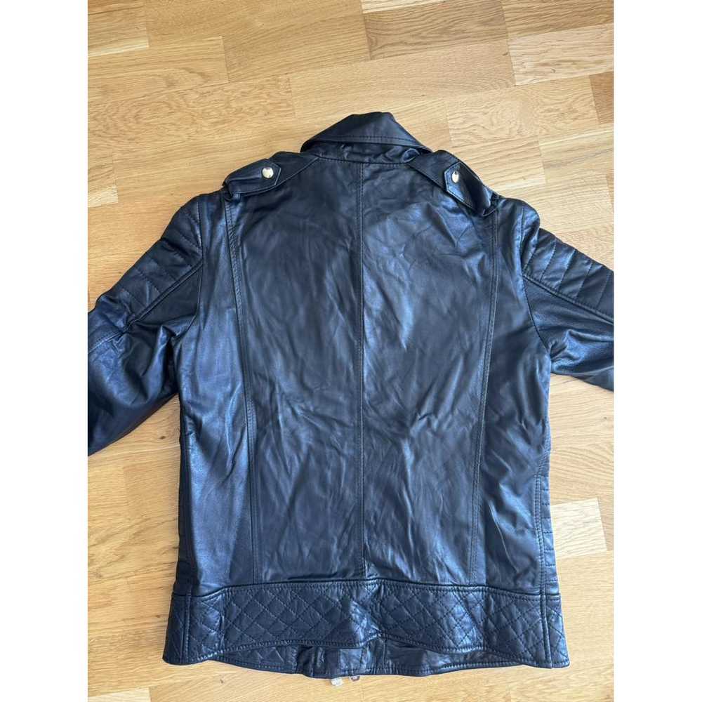 Non Signé / Unsigned Leather jacket - image 3