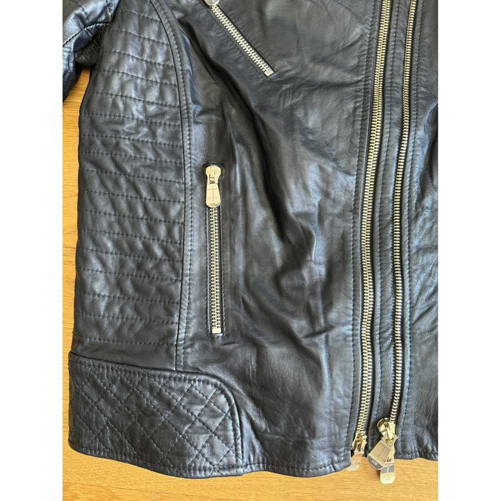 Non Signé / Unsigned Leather jacket - image 4