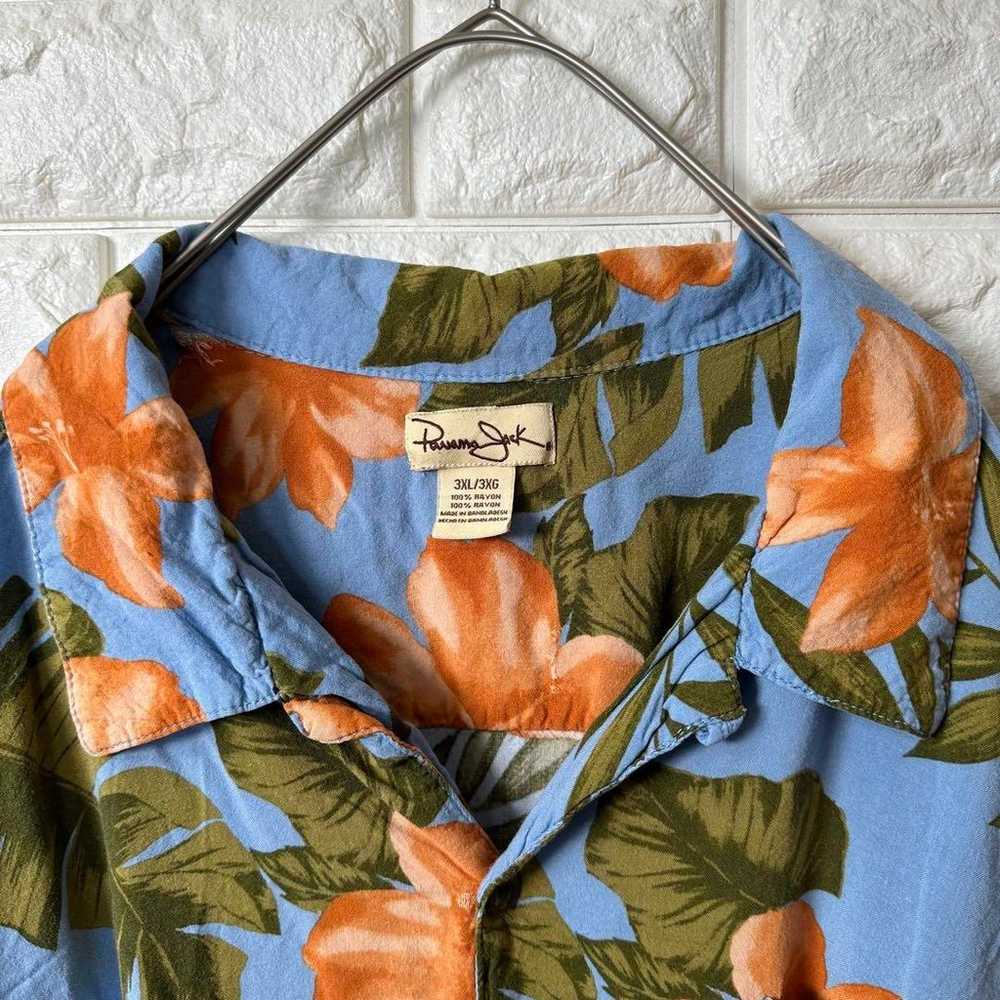 AN6【aloha shirt】Aloha shirt【men's 3XL】all-over pr… - image 3