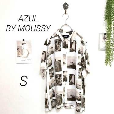 6471-1 AZUL BY MOUSSY Design Shirt 100% Rayon