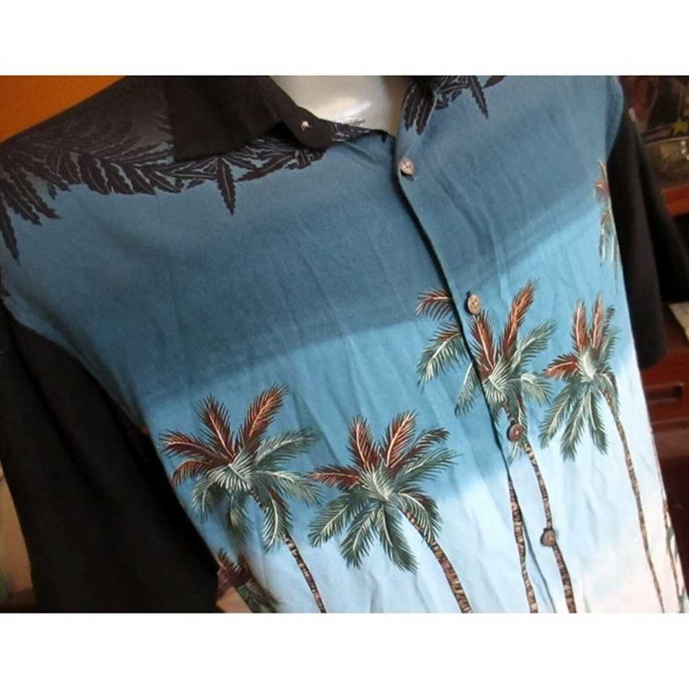 Vintage Mens Hawaiian Shirt Medium PIERRE CARDIN … - image 2