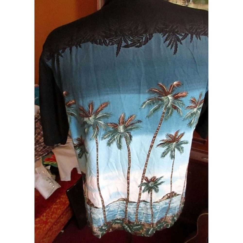 Vintage Mens Hawaiian Shirt Medium PIERRE CARDIN … - image 3