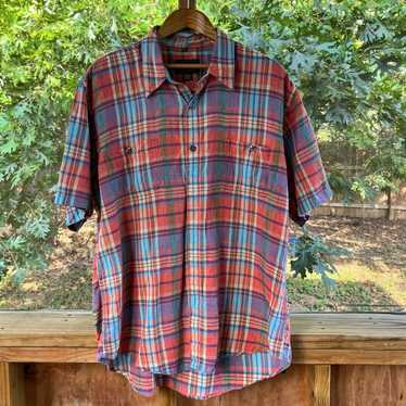 Alan Flusser Alan Flusser Golf Plaid Button Down S