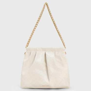 Charles and Keith Duo Blade Chain Handle Hobo Bag