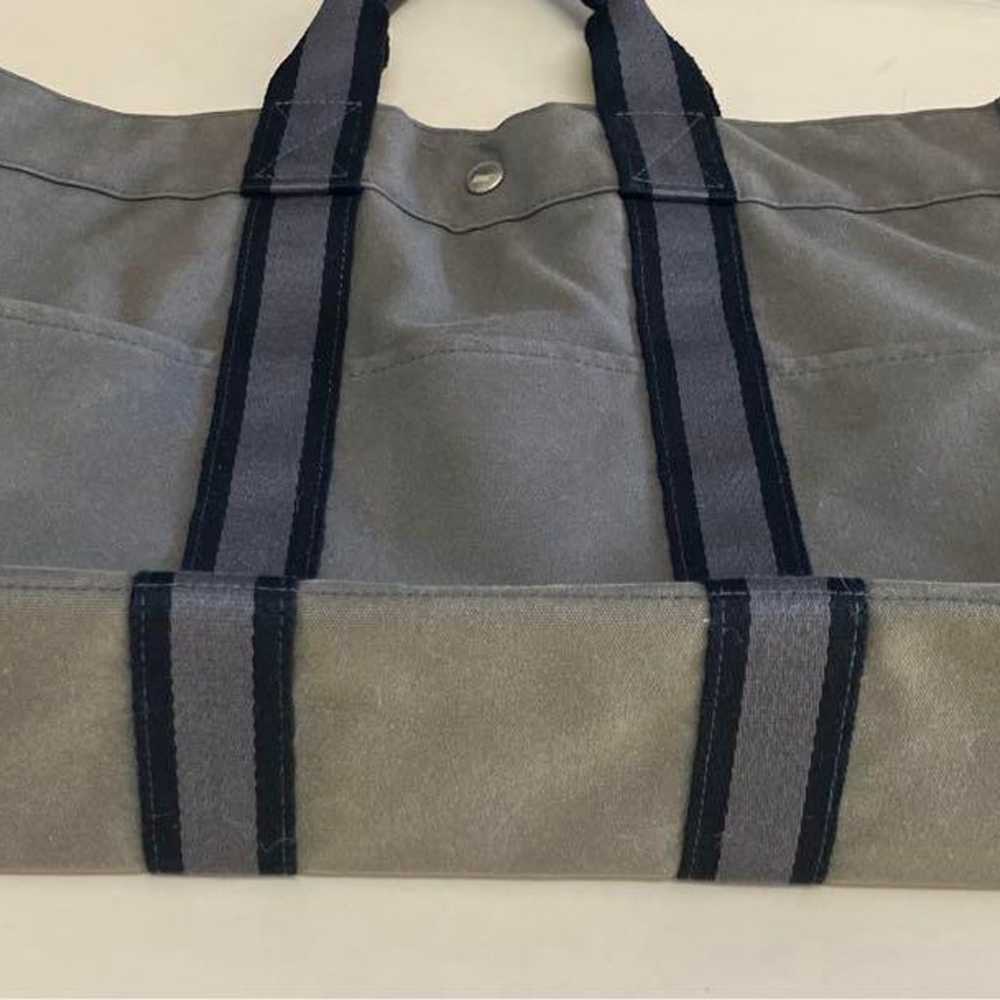 Hermes Tote Bag Foul To Gray 100% Cotton - image 3