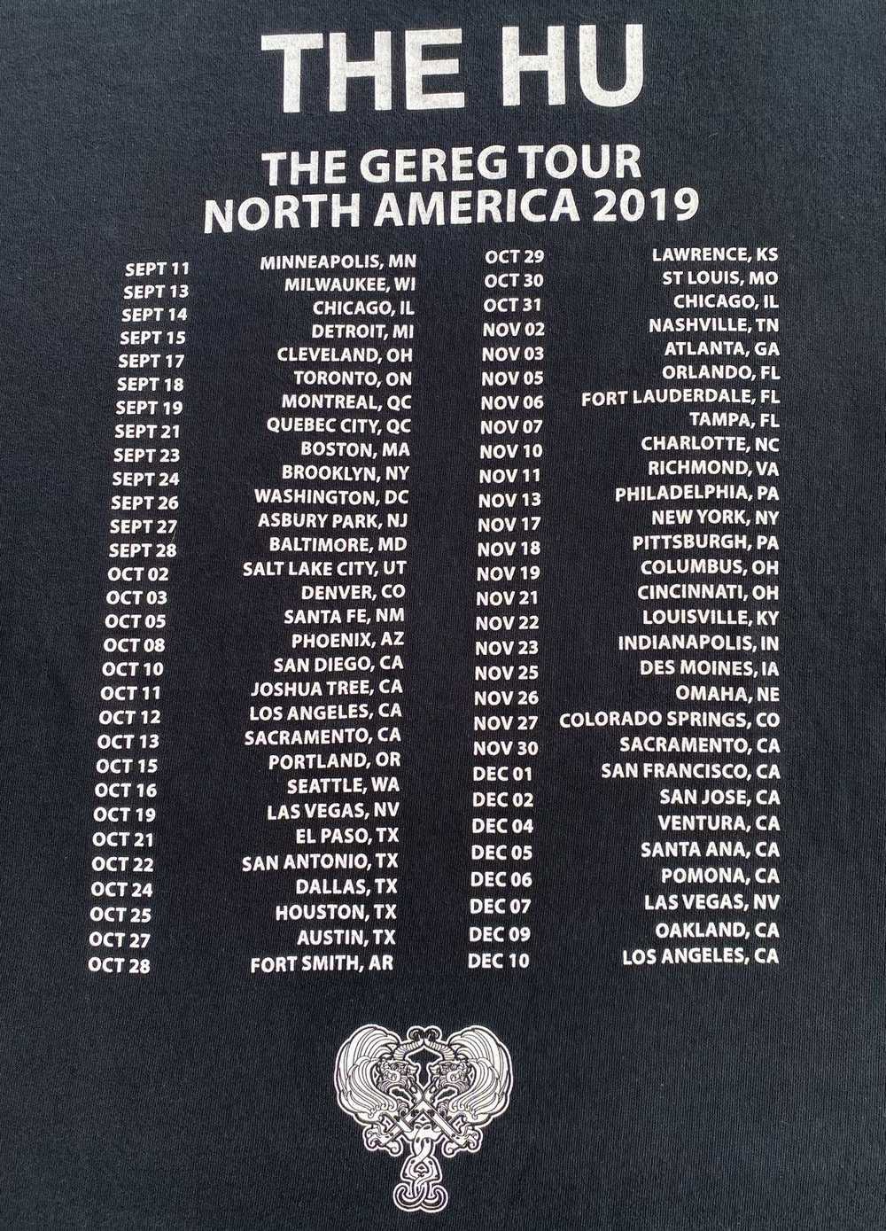 Gildan The HU 2019 Gereg North American Tour Mong… - image 7