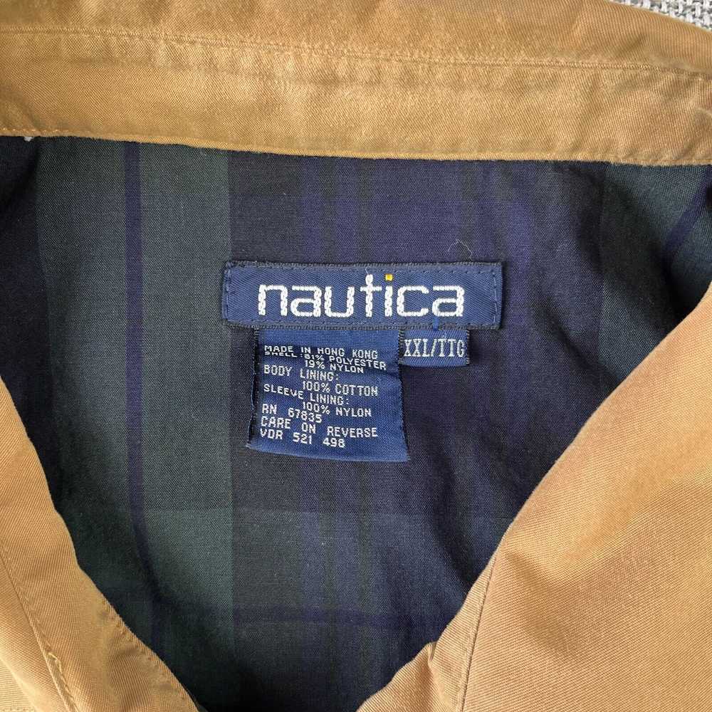 Nautica × Vintage 90s Nautica Zip Windbreaker Bom… - image 3