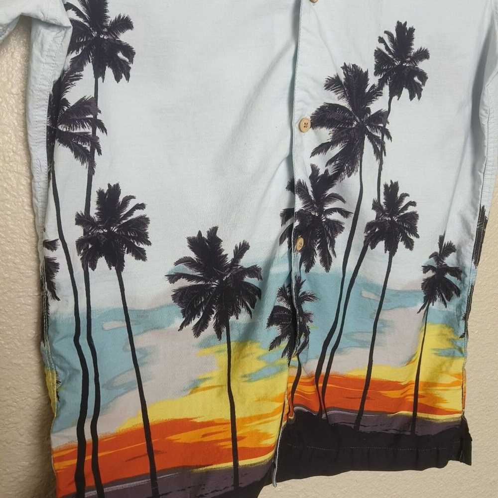 28 Palms Men's Vintage Look 100% Cotton Tropical … - image 5