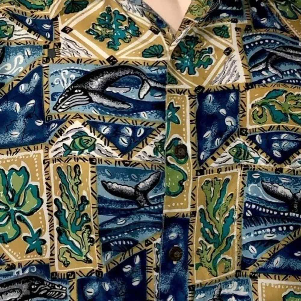 Vintage Silk Traders Hawaiian Shirt Sz L - image 2