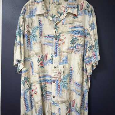 Vintage Batik Bay Rayon Shirt Aloha Shirt XXL