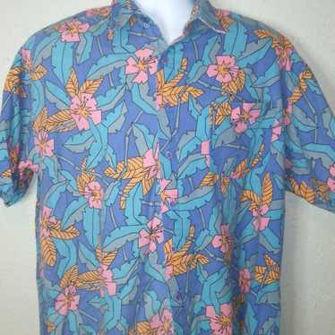 Vintage 80's button down Hawaiian shirt - image 1