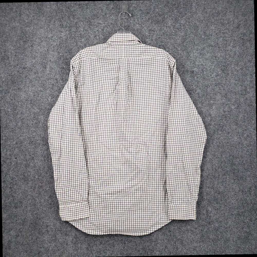 Ralph Lauren White Classic Fit Long Sleeve Plaid … - image 2