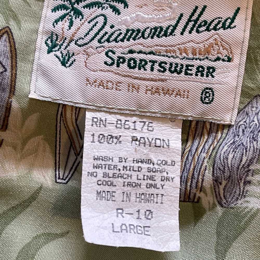 Vintage Diamond Head Sportswear Hawaiian Shirt - image 10