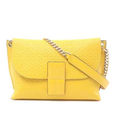 Yellow LOEWE Repeat Anagram Avenue Crossbody