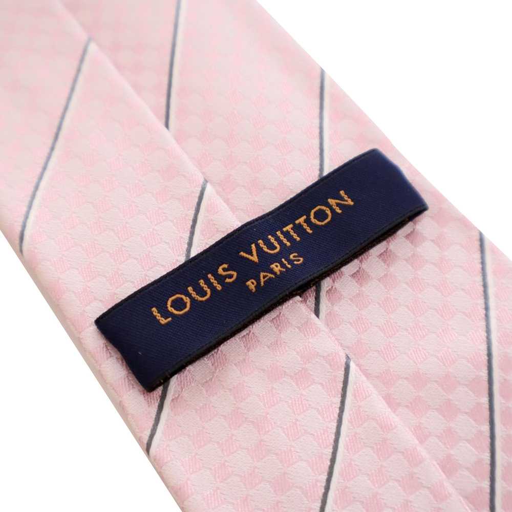 Pink Louis Vuitton Silk Tie - image 6