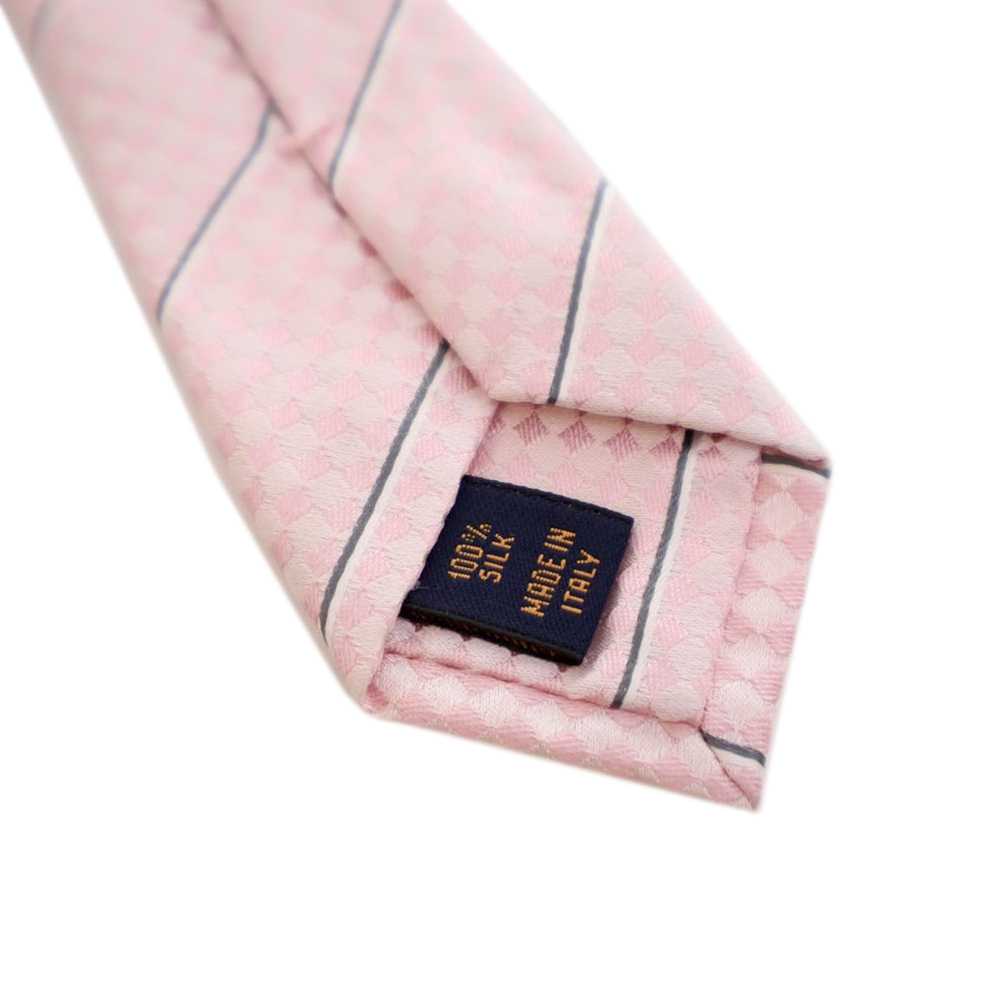 Pink Louis Vuitton Silk Tie - image 7