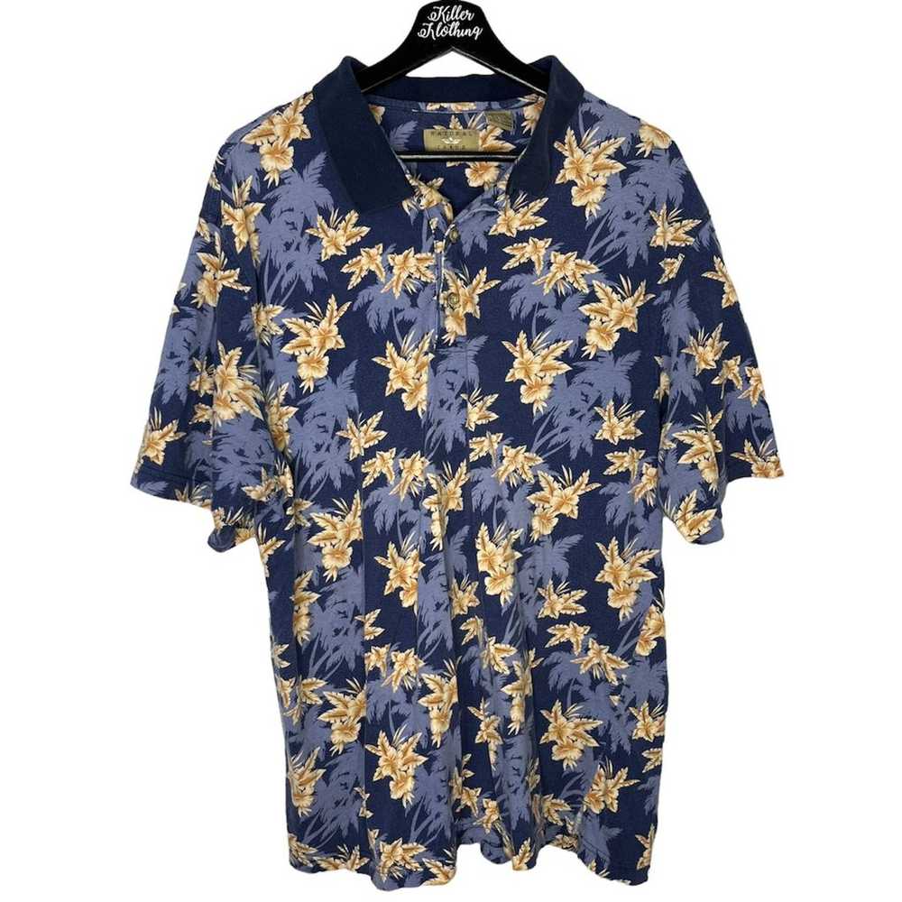 Vintage Tropical Hawaiian Collared Shirt - image 1