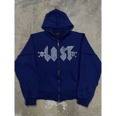 Other Lost Blue Zip Hoodie Used Medium - image 1