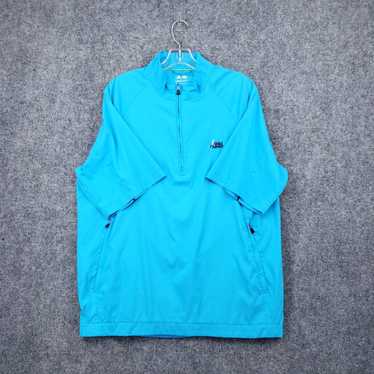 Adidas Men's Medium Blue Short Sleeve Pullover Go… - image 1