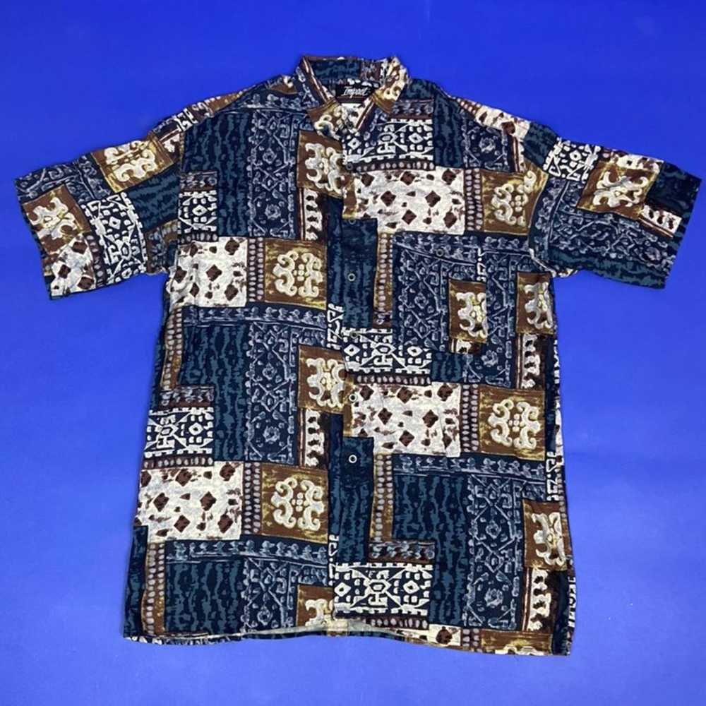 Vintage Impact Button Up Shirt - image 1